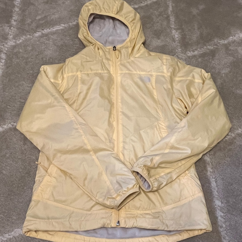 North face fleece lined rain jacket